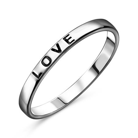 Серебряное кольцо Love 249₽