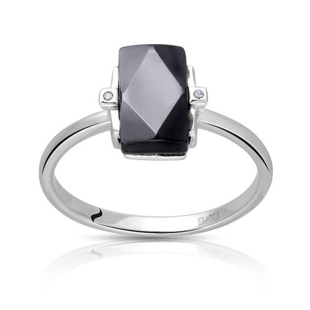 Кольцо из серебра с керамикой и фианитами 990₽
