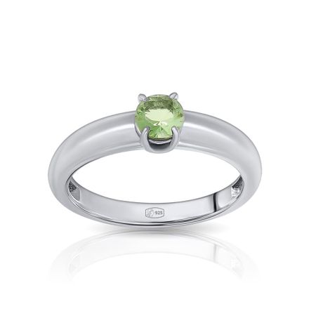 Серебряное кольцо с ювелирным стеклом 510₽