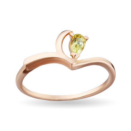 Кольцо из золота с хризолитом 24990₽