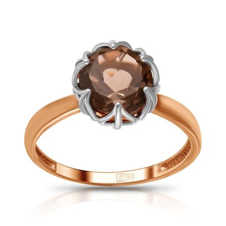 Кольцо из золота с раухтопазом 25990₽