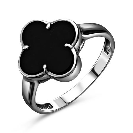 Серебряное кольцо с ониксом 1190₽