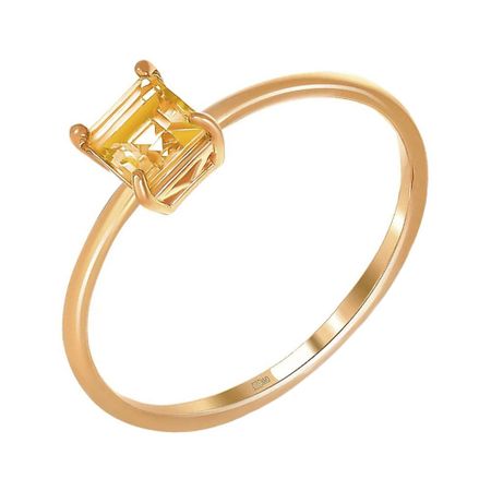 Кольцо детское TALANT из золота с цитрином 11490₽