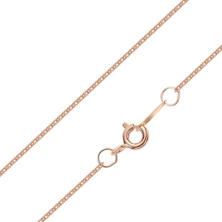 Серебряная цепочка Двойной ромб с позолотой и алмазной гранью 390₽