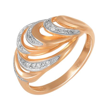 Золотое кольцо с бриллиантами 61990₽