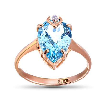 Кольцо из золота с топазом 24990₽