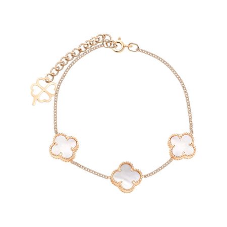 Золотой браслет с перламутром 54990₽