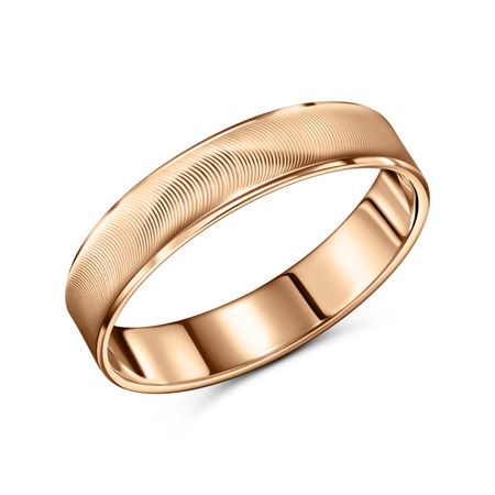 Золотое обручальное кольцо с алмазной гранью 4 мм 34030₽