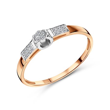 Золотое кольцо с бриллиантами 25990₽