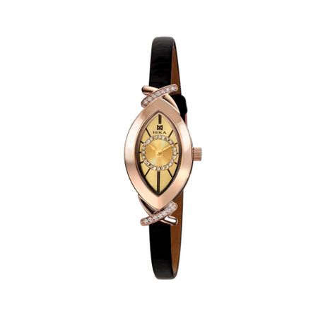 Золотые женские наручные часы НИКА с фианитами 114100₽