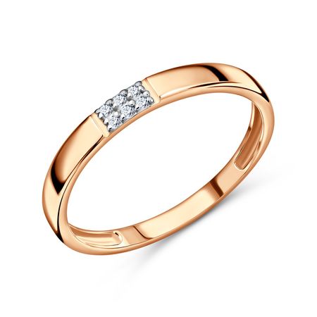 Золотое обручальное кольцо с бриллиантами 20990₽