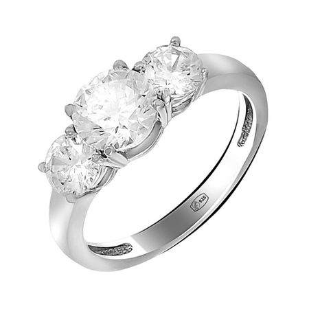 Кольцо TALANT из серебра с фианитами 790₽