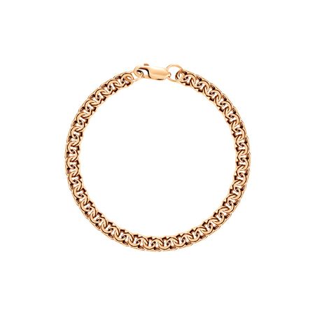 Серебряный браслет ручного плетения Бисмарк с позолотой 3120₽