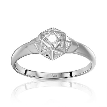 Золотое кольцо с бриллиантами 38990₽