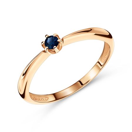 Золотое кольцо с сапфиром 15990₽