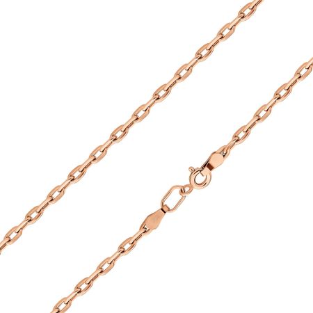 Золотая полновесная цепочка Квадратный якорь с алмазной гранью 309620₽