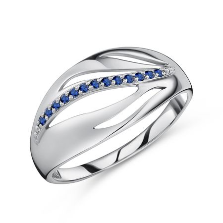 Золотое кольцо с сапфирами 64990₽