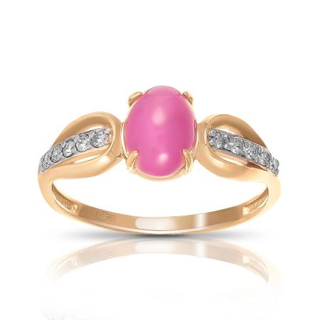 Золотое кольцо с рубином и бриллиантами 39990₽