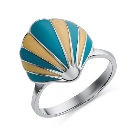 Серебряное кольцо с эмалью 1410₽