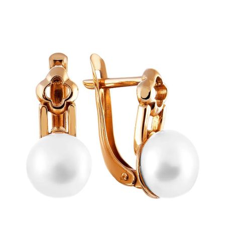 Серьги из золота с жемчугом 51990₽