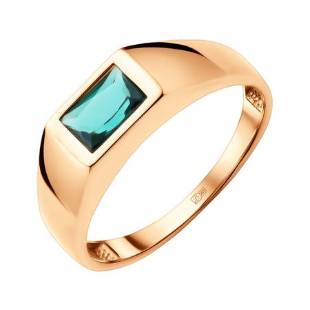 Золотое кольцо с кварцем 36990₽