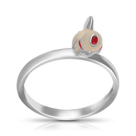 Кольцо SOKOLOV Птица из серебра с эмалью 390₽