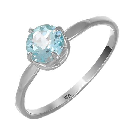 Кольцо из серебра с топазом 890₽