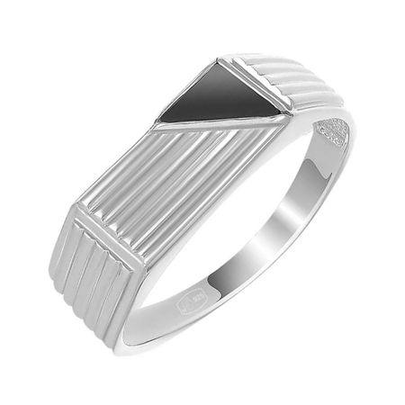 Кольцо-печатка TALANT из серебра с фианитом 2690₽