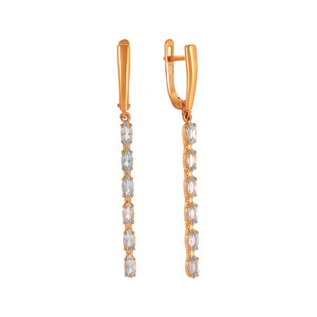 Серьги из золота с топазами 51990₽