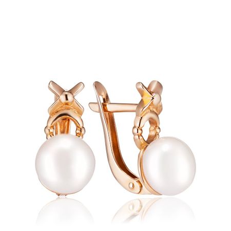 Серьги из золота с жемчугом 52990₽