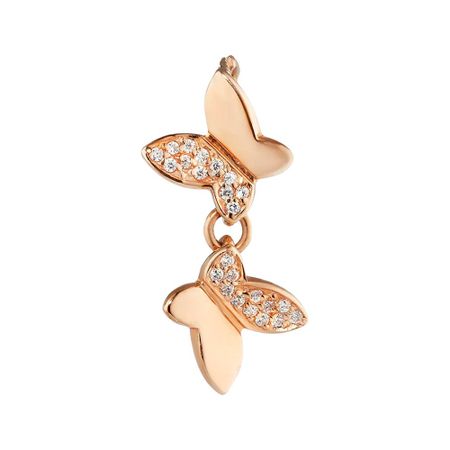 Золотая детская подвеска Бабочка с фианитами 22990₽