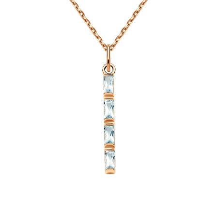 Золотая подвеска с топазами 6490₽