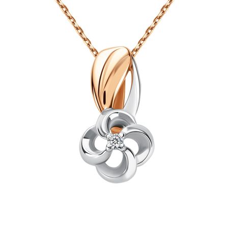 Золотая подвеска с бриллиантом 8490₽