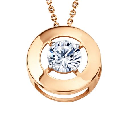 Золотая подвеска с фианитом 9990₽