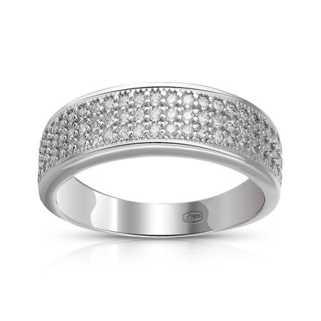 Кольцо из серебра с фианитами 2490₽