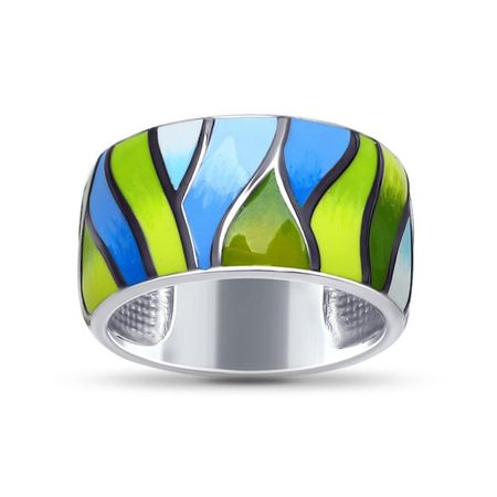 Кольцо SOKOLOV из серебра с эмалью 1550₽