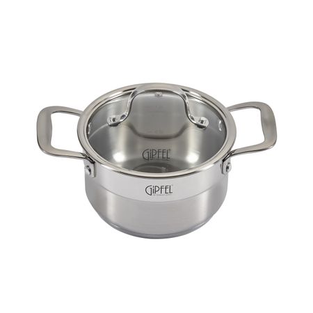 Кастрюля из нержавеющей стали Gipfel Gala 1272 16 см15 л 5199₽