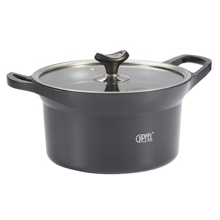 Кастрюля из литого алюминия Gipfel Azul Black 51923 24 см45 л 5993₽