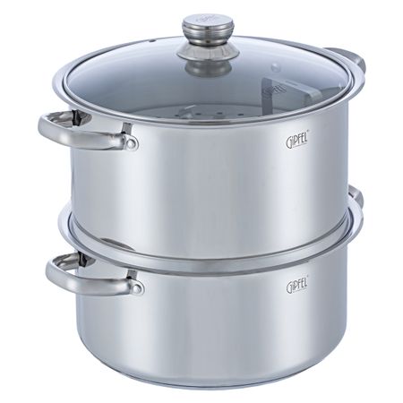 Пароварка трехъярусная Gipfel Messina 1308 87 л 15992₽