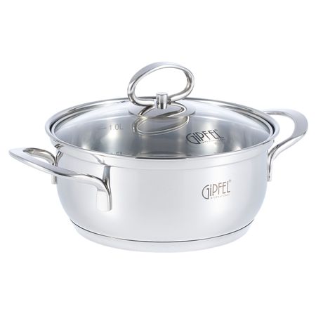 Кастрюля из нержавеющей стали Gipfel Sofia 2316 16 см1 л 4490₽