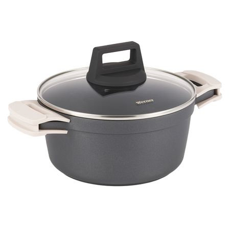 Алюминиевая кастрюля Werner Nero 52086 20 см25 л 4200₽