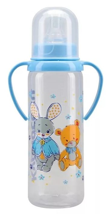 Курносики бутылочка с ручками 250млсоска силикон 11005 335₽