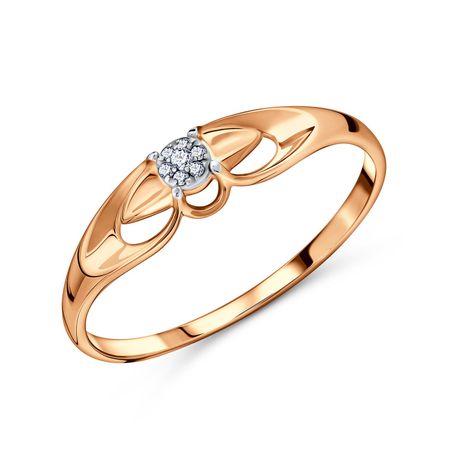 Золотое кольцо с бриллиантами 23990₽