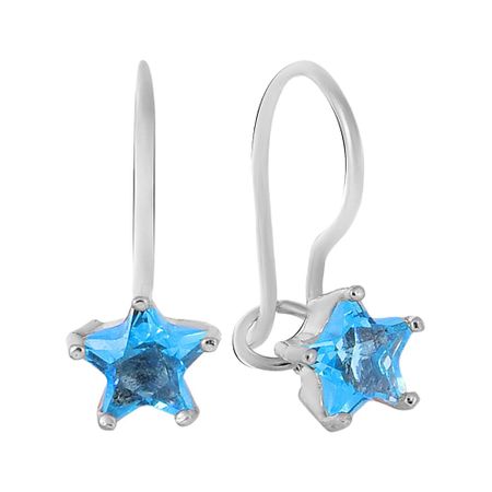 Серьги из серебра с фианитами 590₽