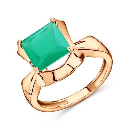 Золотое кольцо с агатом 49990₽