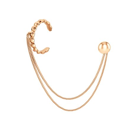 Золотая серьга 14990₽