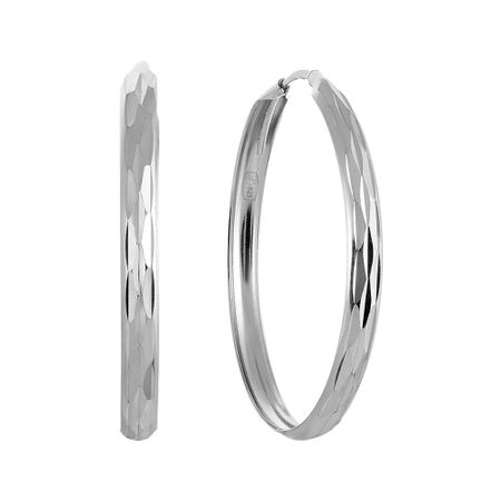 Серьги-конго из серебра 1890₽