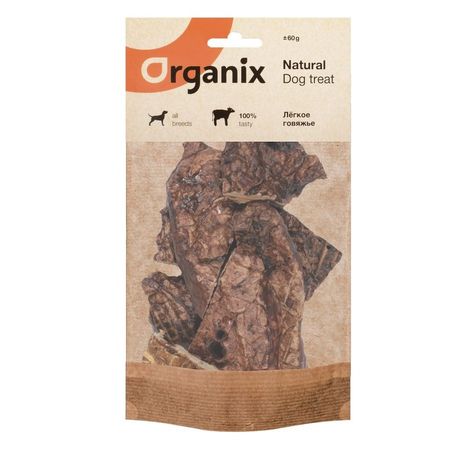 Organix лакомство для собак легкое говяжье - 60 г 301₽