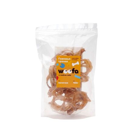 Woofa лакомство для собак говяжья трахея - 100 г 269₽
