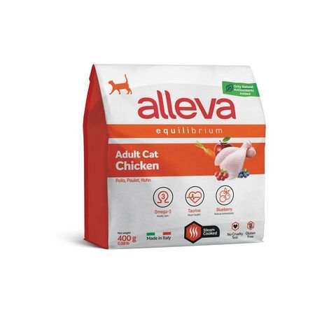 Alleva Equilibrium Adult Cat Sterilized Chicken сухой корм для взрослых кошек с КУРИЦЕЙ - 400 г 772₽